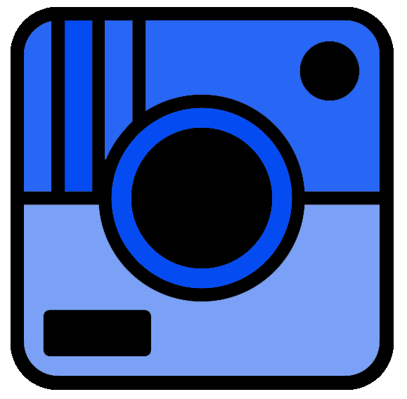 a camera that resembles the social media instagram logo